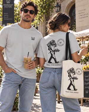 El Caminante shirt in Icy Grey, lifestyle